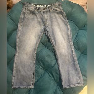 Express Men’s Size 38x30 Distressed Denim Jeans 👖 | In Decent Conditions
